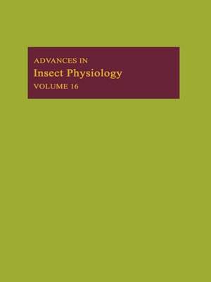 cover image of Advances in Insect Physiology